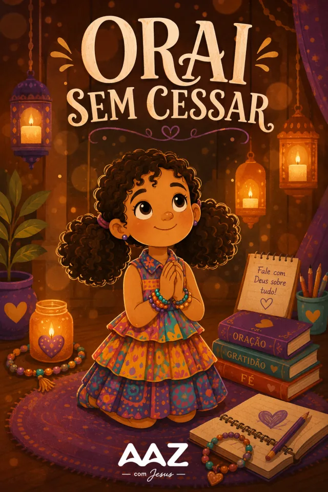 Capa do devocional Orai sem cessar