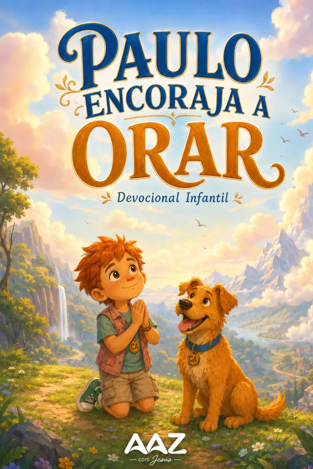 Capa do devocional Paulo encoraja a orar